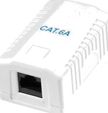 Logilink Cat.6A Surface Mounted Box 1 X Rj45 Unshielded