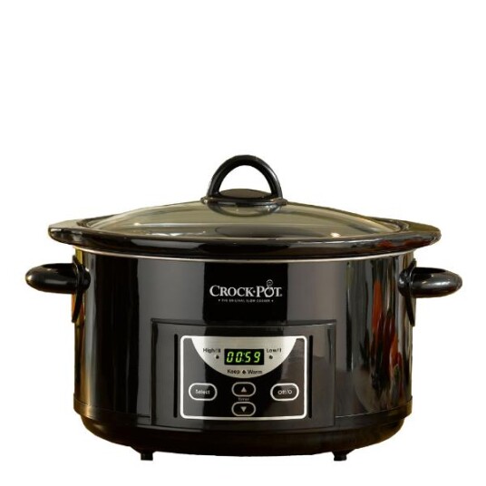 Crock Pot Slowcooker m/timer 4,7L svart