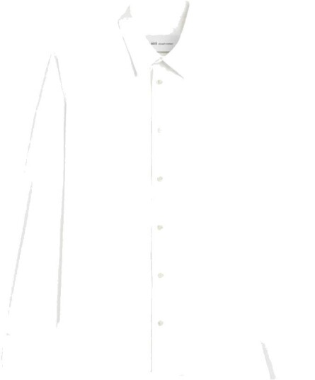 Ami Paris, Herre, Skjorter, Hvit, M,