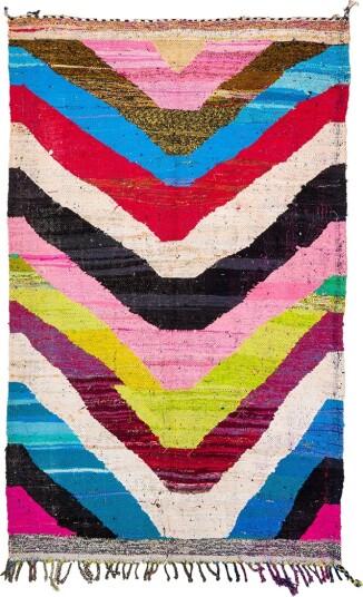Marokkansk Boucherouite teppe 150 x 235 cm Størrelse: 150 x 235 cm