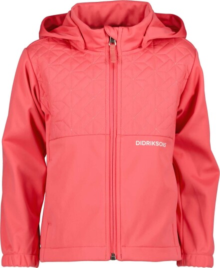 Didriksons Kids' Briska Jacket 3 100, Peachy Pink