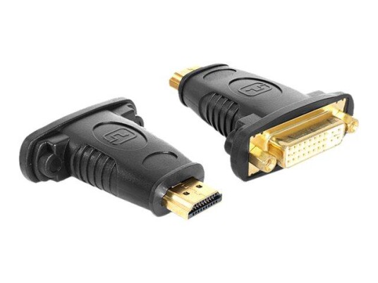 Delock Adapter HDMI male > DVI 24+5 pin female - video adapter - HDMI / DVI