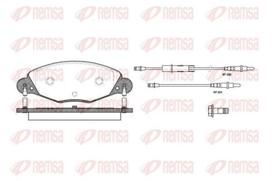 Bremseklosser REMSA 0827.04 Bremseklosser REMSA 0827.04