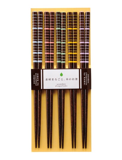 Kawai Kawai Chop Sticks Cocoa - Black - L23CM x 23 Kawai Kawai Chop Sticks Cocoa - Black - L23CM x 23