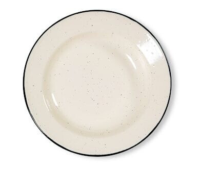 Sagaform Doris Emaljetallerken Beige