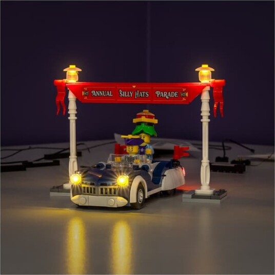 Light My Bricks Vintage Parade Car lyssett
