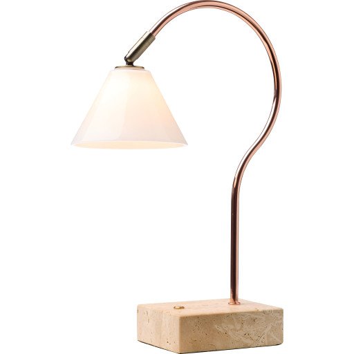 Halo Design Question oppladbar bordlampe kobber/messing