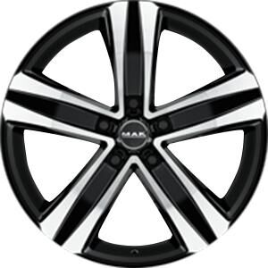 MAK Stone5 T Black Machined Face 6,5x16 5/108 ET46 B65