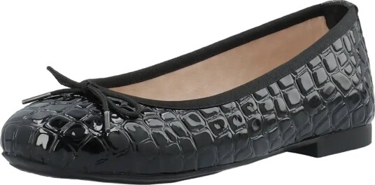 Bianco Biamadison Ballerina Croco Patent Black 41
