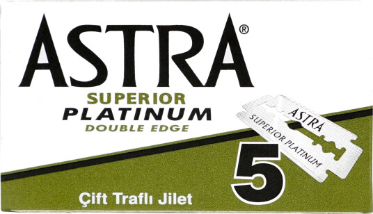 Astra Superior Platinum barberblader 5-pakning Astra Superior Platinum barberblader 5-pakning