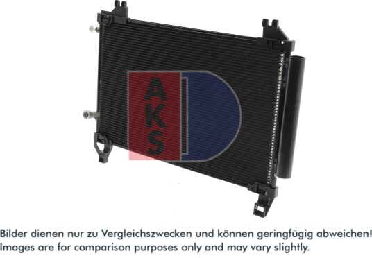 AKS DASIS 212154N Kondensator, klimaanlegg