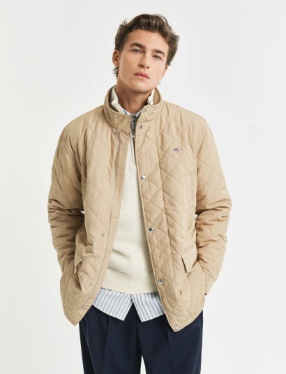 GANT Quilted Windcheater Mid Jacket Beige XL