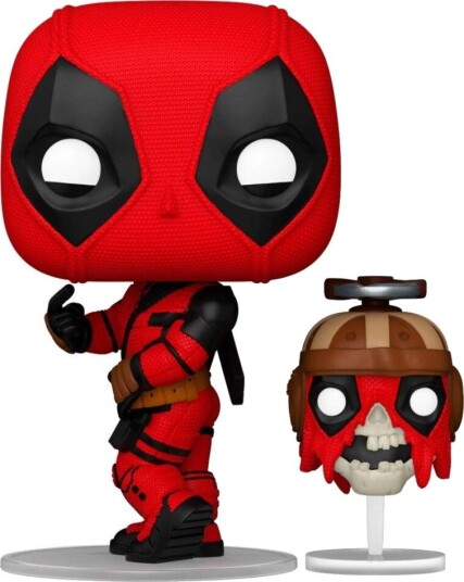 Northix Deadpool & Wolverine Actionfigur med Headpool Tilbehør