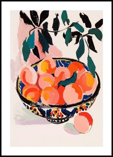 Treechild Colorful Fruit Bowl Plakat Plakat / 21x30cm 