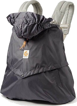 Ergobaby Regnog Vindtrekk Charcoal Black