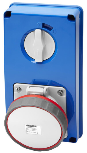 Gewiss STIKK M/F,63A 3P+N+J,400V,IP55 - GW67364N