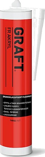 Graft Brannakryl Fr Hvit 310ml Graft Brannakryl Fr Hvit 310ml