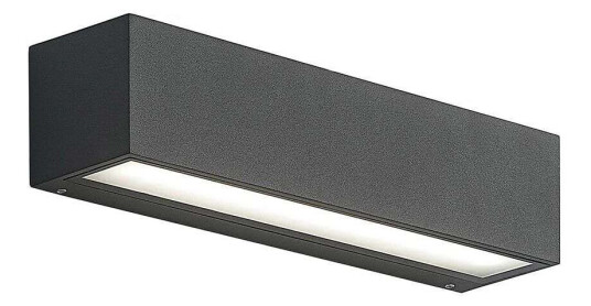 Arcchio Lengo LED-vegglampe CCT 25cm 1 lys grafitt Arcchio Lengo LED-vegglampe CCT 25cm 1 lys grafitt