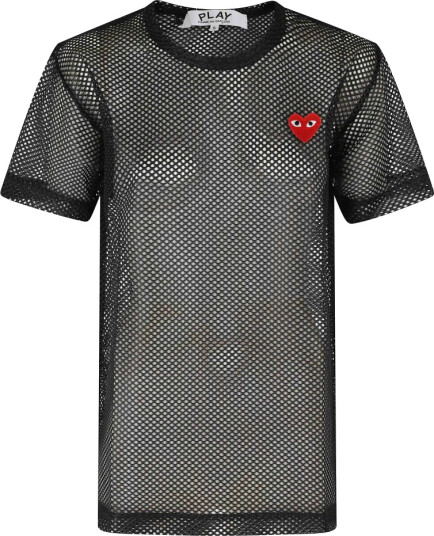 Comme des Garçons Play Dame Topper Svart M,