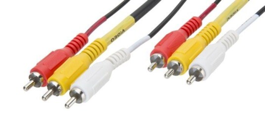 3x RCA-kabel 10 m