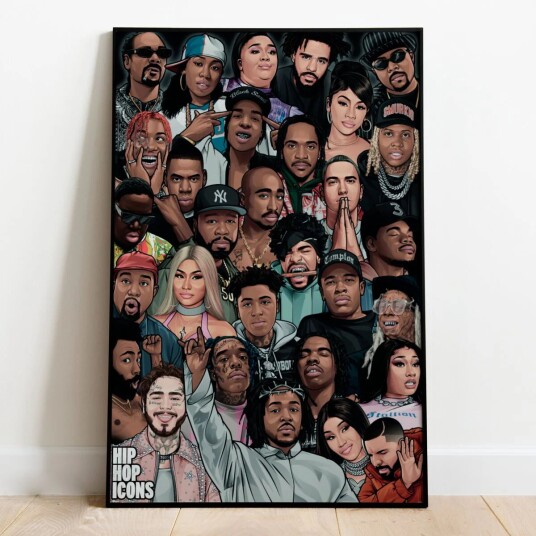 Hip Hop Icons Plakat