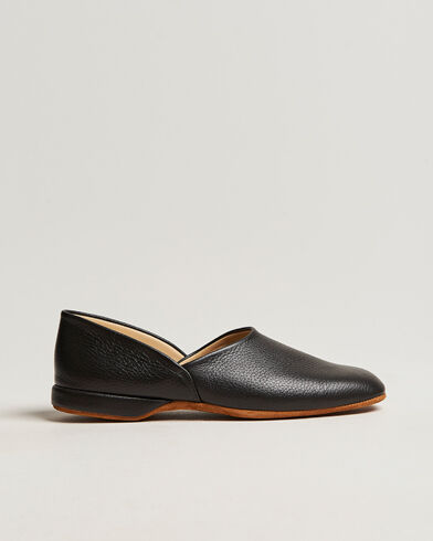 Crockett & Jones Grecian Home Slipper Black Crockett & Jones Grecian Home Slipper Black