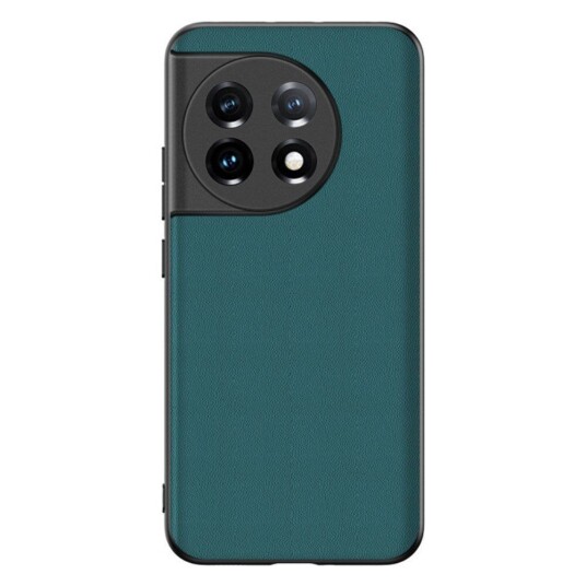 INCOVER One Plus 11 Karbon Plast & Kunstskinn Deksel - Grønn