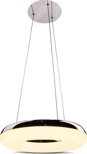 40W LED pendel Ø40cm   2800lm 3000K krom finish inkl. lyskilde   Kulør : Varm