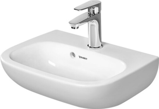 Duravit D-code Servant B45 D34 M/overlop 1 Kranhull. Hvit
