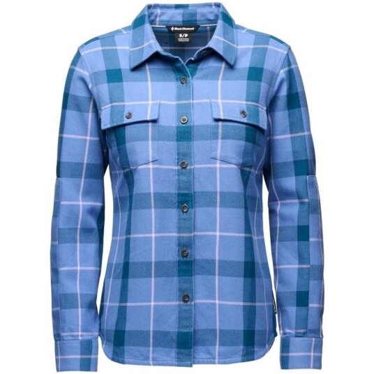 Black Diamond W Project Twill Ls Shirt Indigo/Soft Lilac Indigo/Soft Lilac S