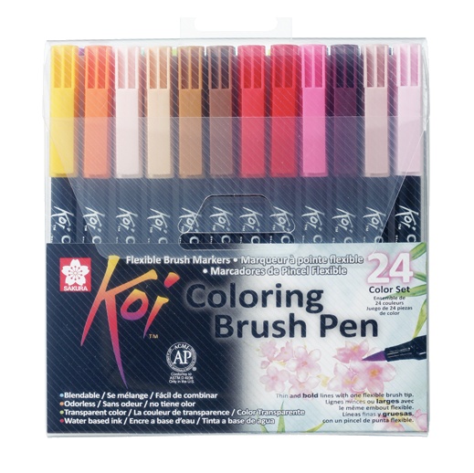 Sakura Koi Colouring Brush Pen 24-set