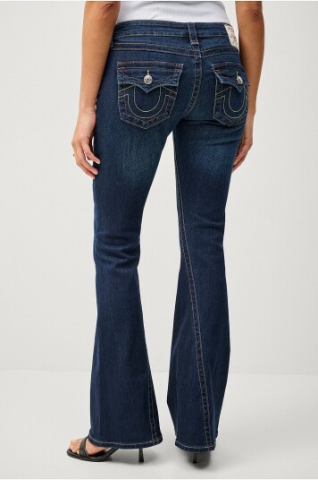 True Religion   Jeans Joey Low Rise Flare   Blå