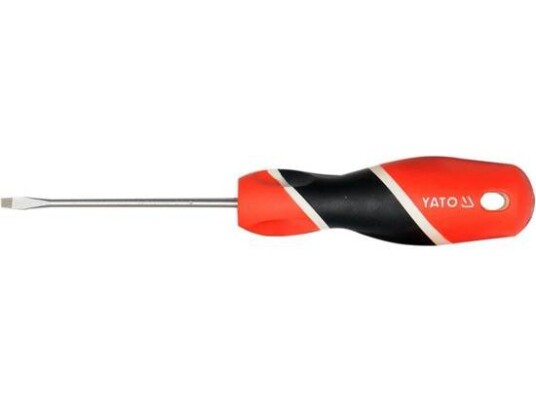 Yato YT-25901 Flatskrutrekker 75mm med Herdeverktøystål og Matt Satinert Overflate