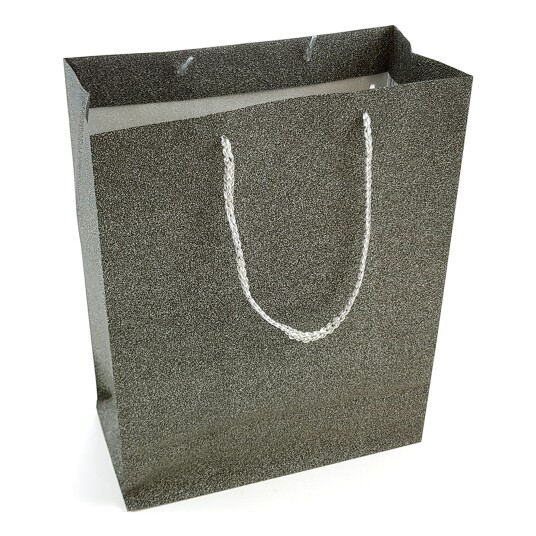 Dynäs Import Gavepose Svart Glitter - Large