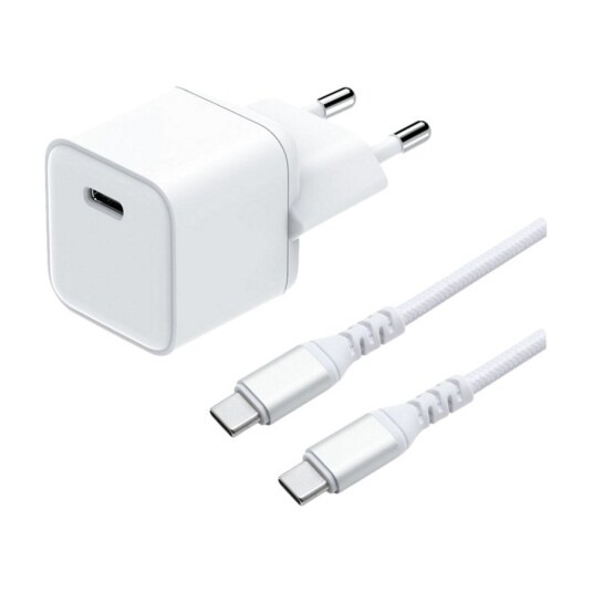 DACOTA PLATINUM GAN LADER KIT USB-C 30 W 2 M, HVIT