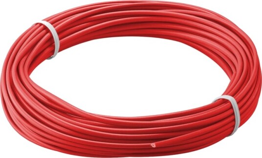 Isolert koblingstråd 0,14 mm² Rød