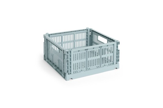 Hay Colour Crate Medium Square Oppbevaring Dusty Blue Hay Colour Crate Medium Square Oppbevaring Dusty Blue