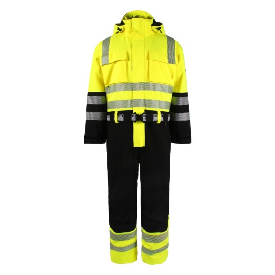 Lyngsøe Vinterdress pustende 4 veis stretch gul/svart varsel 3XL Lyngsøe Vinterdress pustende 4 veis stretch gul/svart varsel 3XL