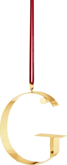 Julepynt 18k Gullplettert, G