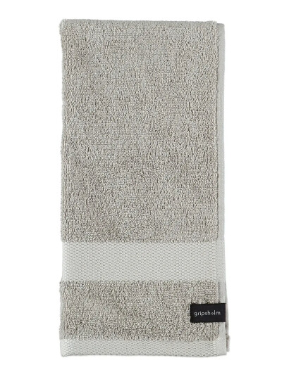 Gripsholm Towel  Gripsholm White 50X70   Grey   50X70CM
