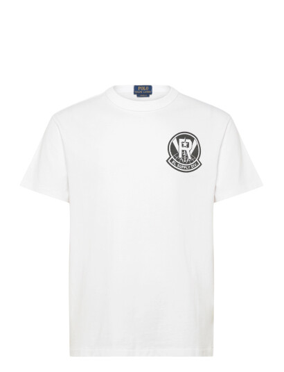 Polo Ralph Lauren Classic Fit Jersey Graphic T-Shirt - White - S