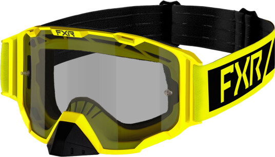 FXR Maverick 2023 Motocross briller en størrelse Svart Gul