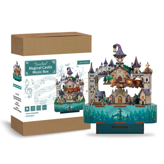 Puslespill 3D 111 Book Nook Magic Castle