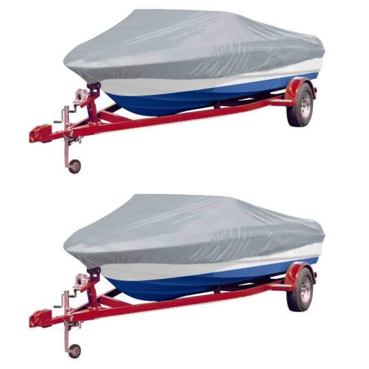 Båttrekk 2 stk grå lengde 610 671 cm bredde 254 cm