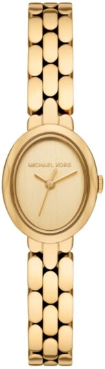 Michael Kors Dameklokke MK4955 Maude Gull/Gulltonet stål Ø21 mm