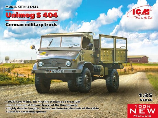 ICM 1/35 German Unimog S 404 ICM 1/35 German Unimog S 404