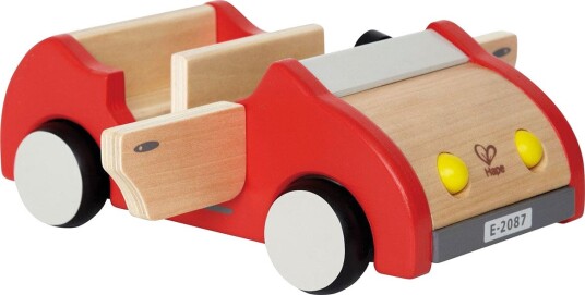 Hape Familiebil til dukkehus Rød fra 3 år
