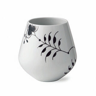 Royal Copenhagen Black Fluted Mega svart vase 15 cm