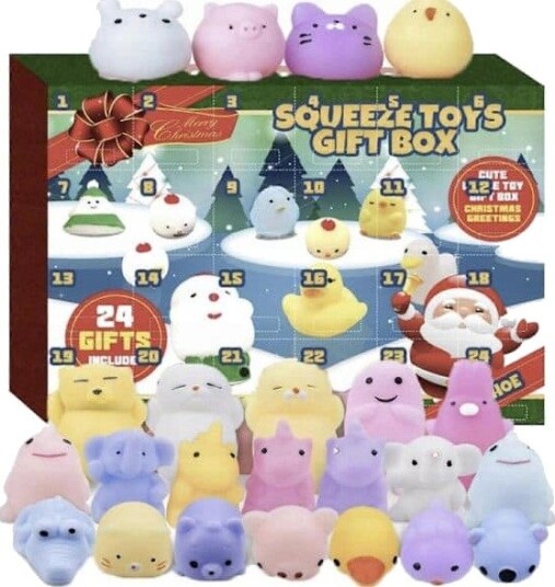 Adventskalender Squishy Antistress Jul
