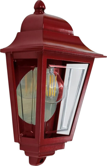 Utendørs vegglampe Elstead Lighting Deco Lane Rød Rød